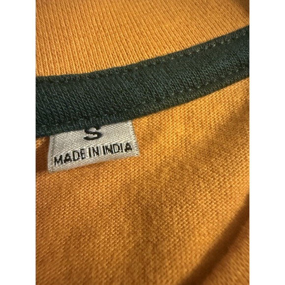 Rebel Vengeance Biere Tee‎ Shirt Yellow Orange Small NWT - Picture 6 of 8